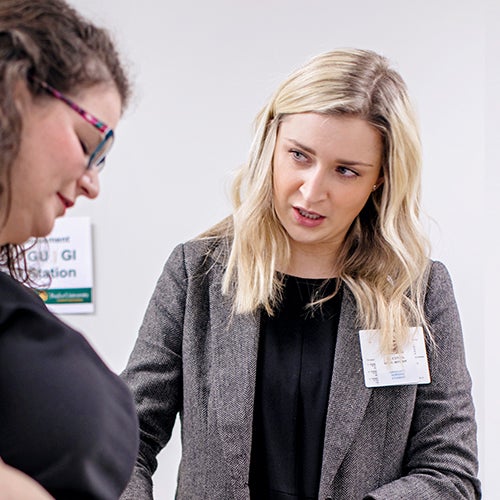 student representing the online nursing programs at Baylor University online