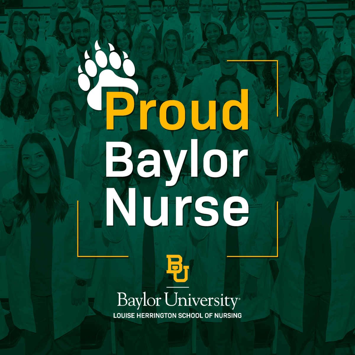 proud baylor nurse icon