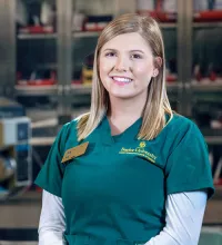student representing the online nursing programs at Baylor University online